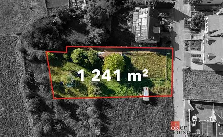 Prodej stavebního pozemku 1 241 m², Za humny, Prštice, okres Brno-venkov