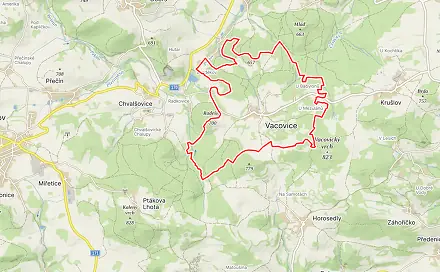 Prodej lesa 37 567 m², Vacovice, okres Strakonice