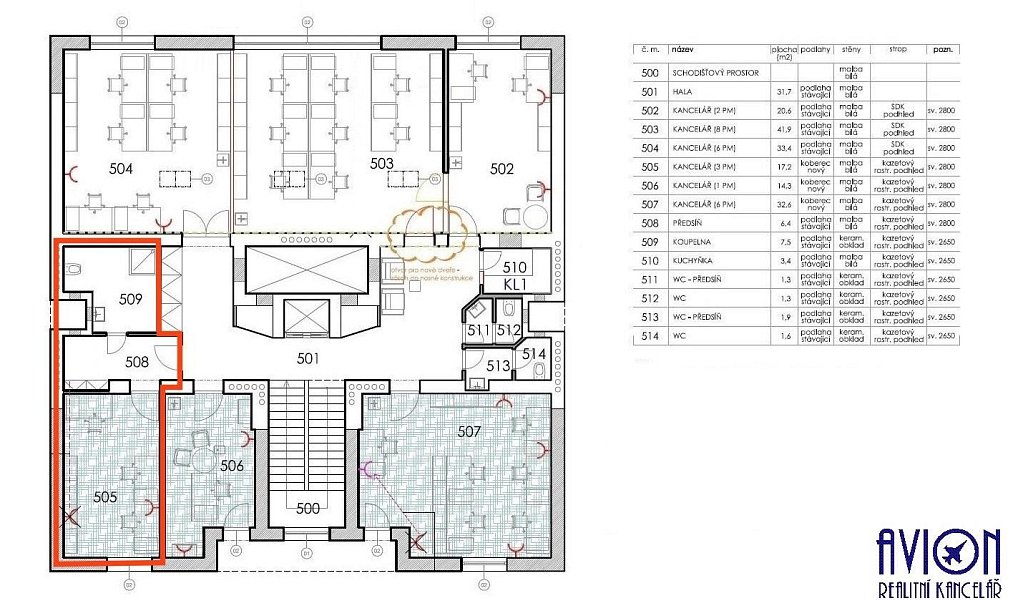 Pronájem kanceláře 31 m², Praha – náhled fotky 3