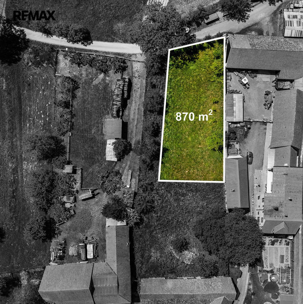 Prodej stavebního pozemku 870 m²