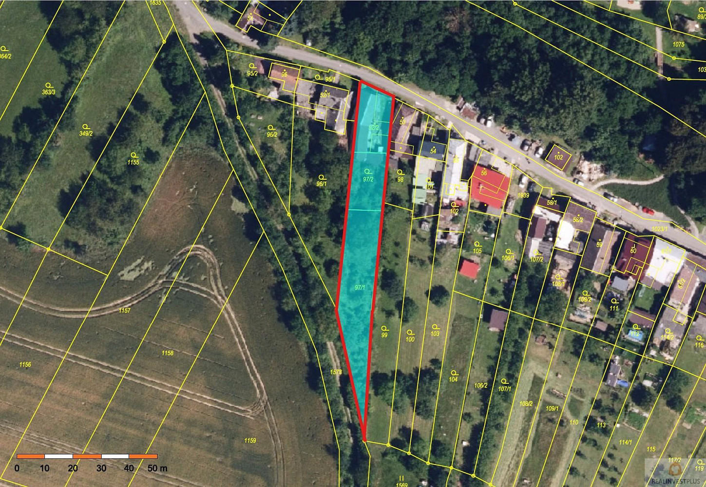 Prodej stavebního pozemku 1 283 m²