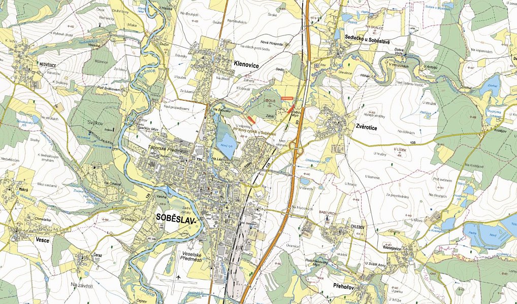 Prodej louky 11 696 m², Zvěrotice – náhled fotky 2
