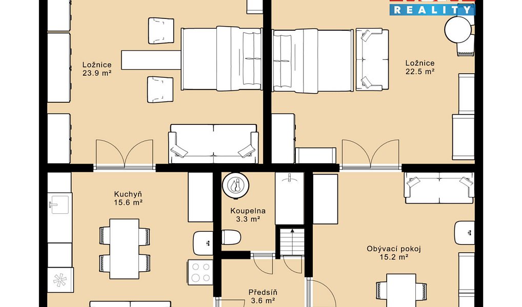 Prodej domu 84 m² s pozemkem 327 m², Mrákotín – náhled fotky 15