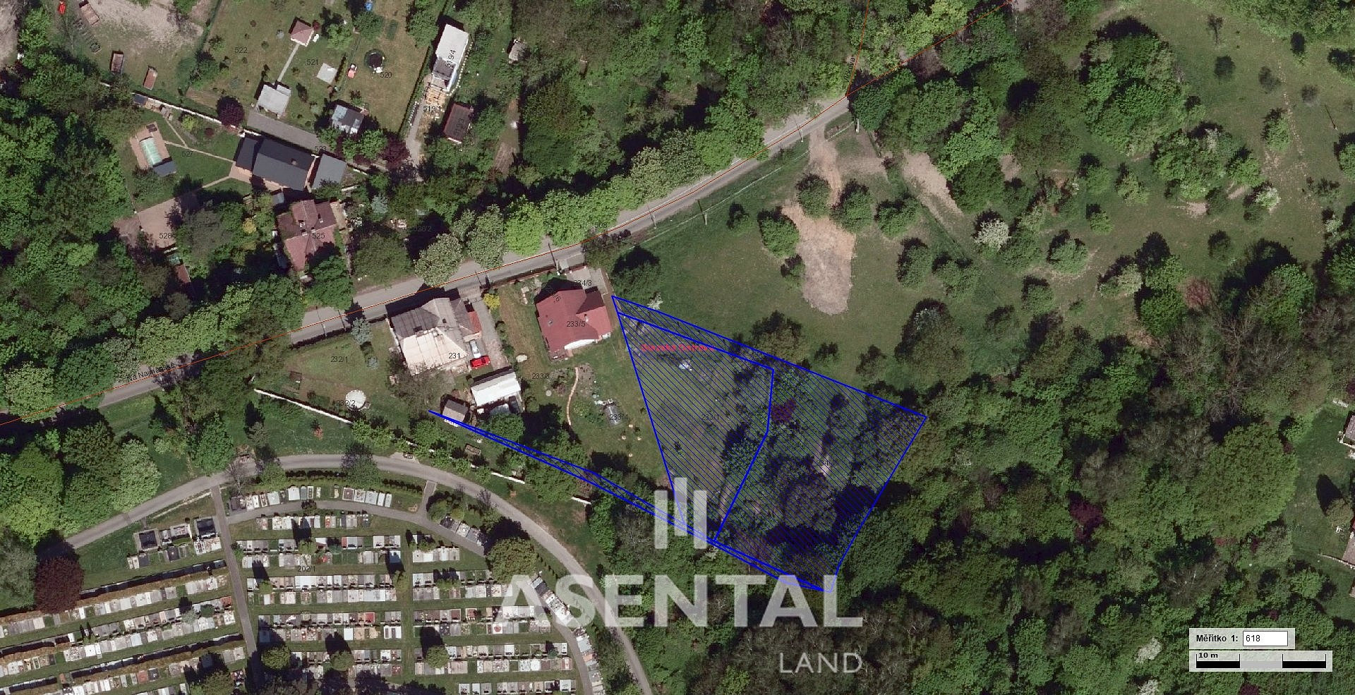 Prodej stavebního pozemku 2 676 m²