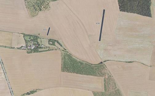 Prodej pole 6 865 m², Velvary - Velká Bučina, okres Kladno