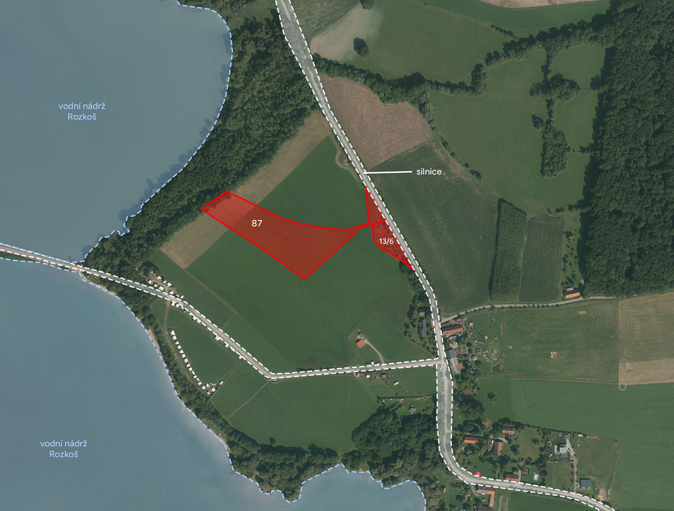 Prodej pole 16 092 m²