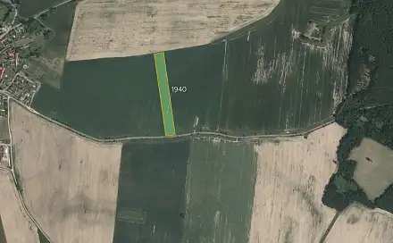Prodej pole 16 055 m², Zvěrotice, okres Tábor