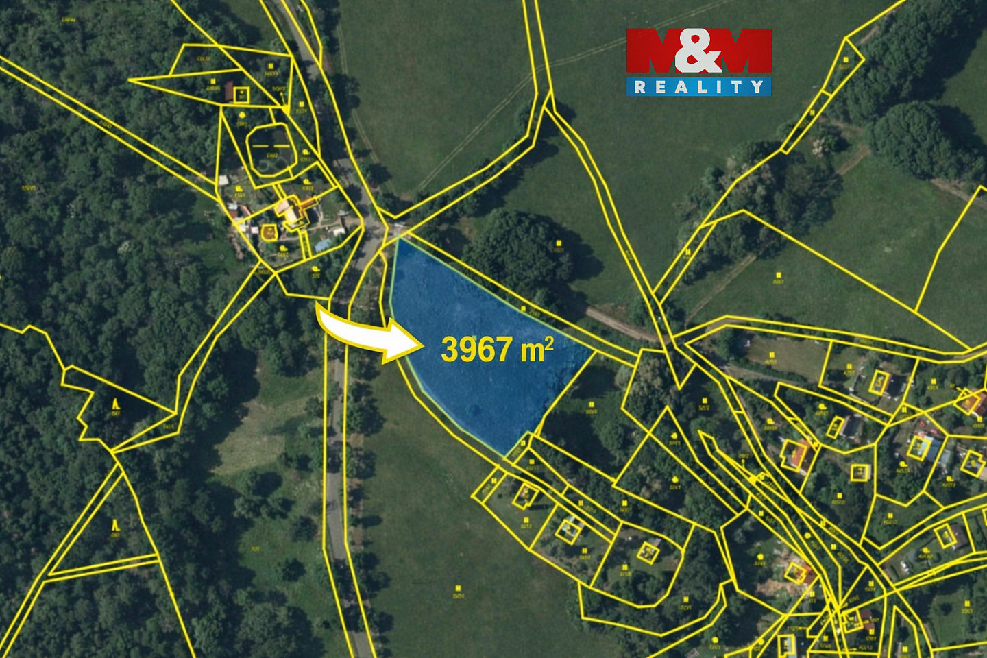 Prodej louky 3 967 m²