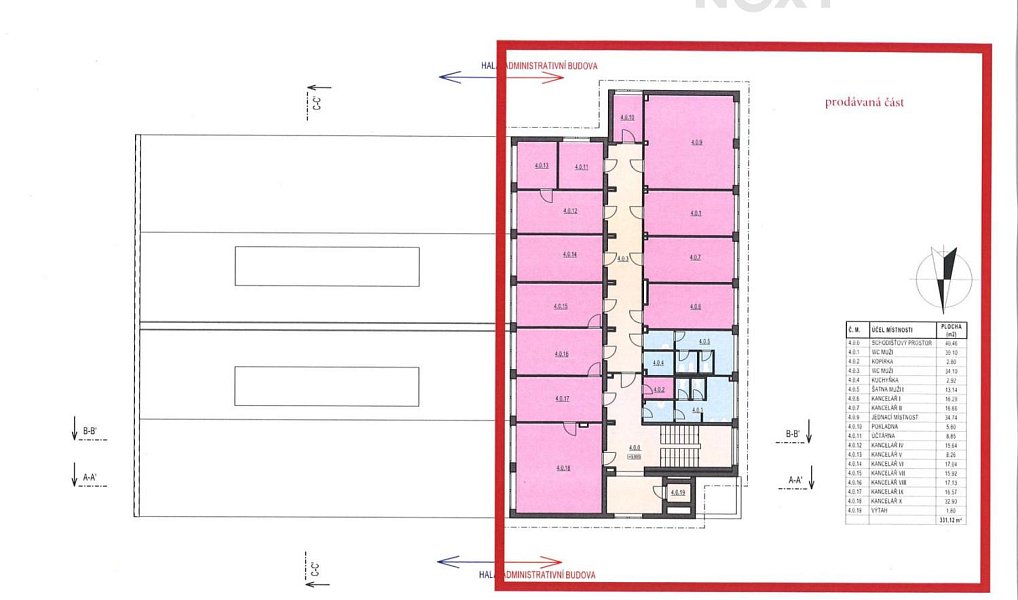 Prodej kanceláře 1 640 m², Tábor – náhled fotky 27