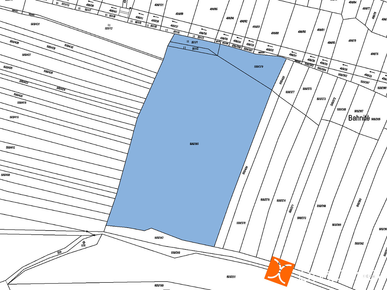 Prodej pole 19 495 m² – fotografie 2