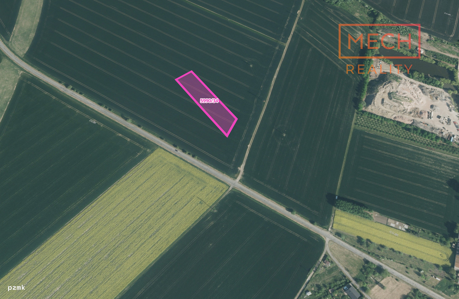 Prodej komerčního pozemku 4 850 m² – fotografie 2