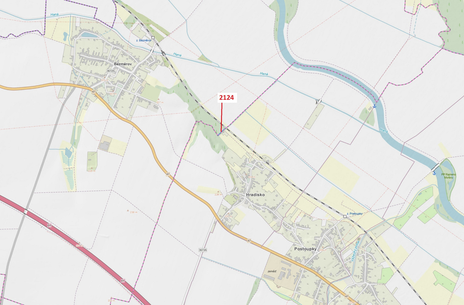 Dražba lesa 380 m²