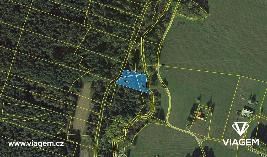 Prodej lesa 1 367 m², Suchdol nad Lužnicí – náhled fotky 4