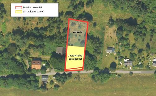 Prodej stavebního pozemku 2 981 m², Mikulášovice - Salmov, okres Děčín