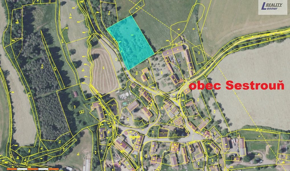 Prodej stavebního pozemku 4 736 m², Sedlčany – náhled fotky 3