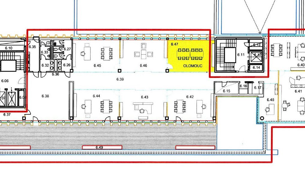 Pronájem kanceláře 168 m², Praha – náhled fotky 3