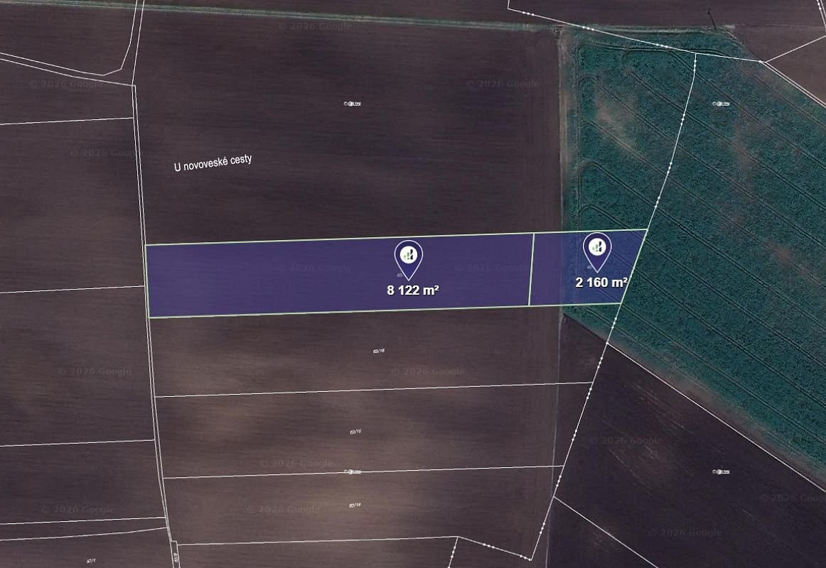 Prodej pole 10 282 m²