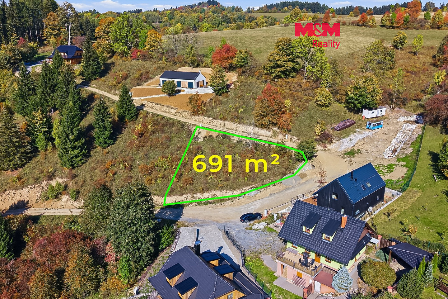 Prodej stavebního pozemku 691 m²