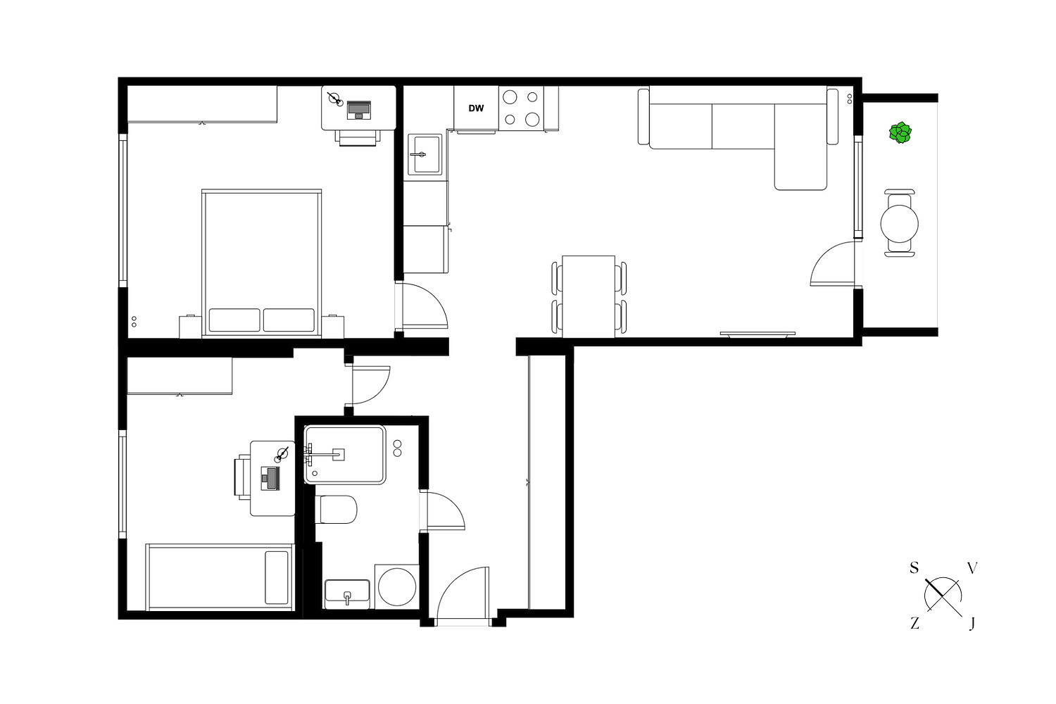 Prodej bytu 3+kk 57 m² – fotografie 3