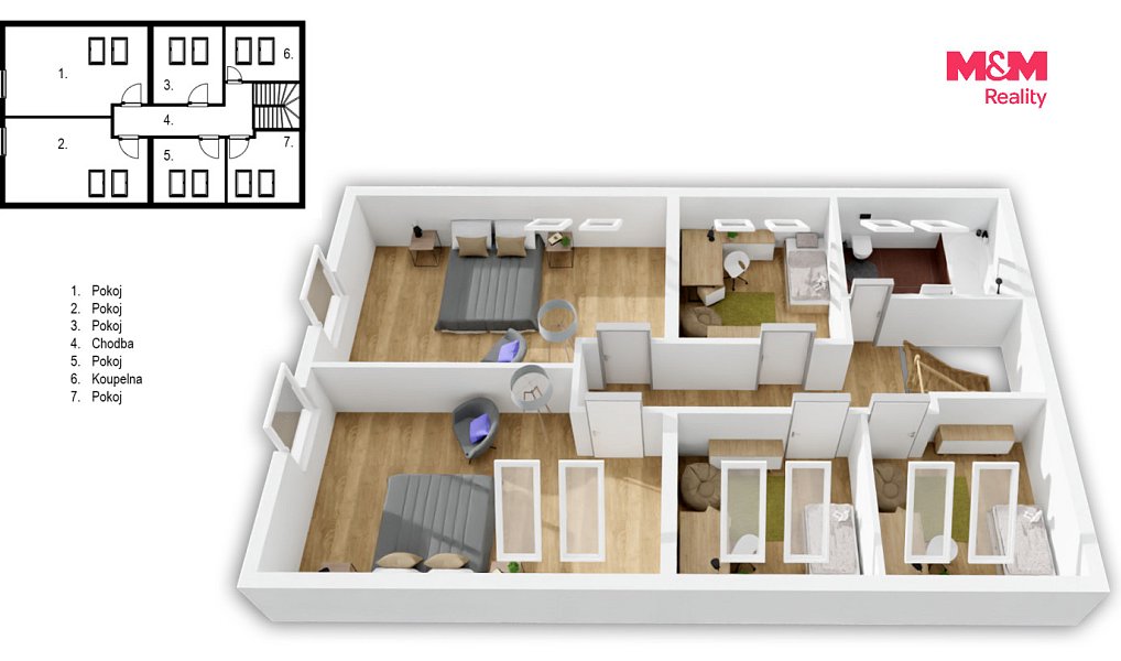 Prodej domu 126 m² s pozemkem 975 m², Jankov – náhled fotky 8