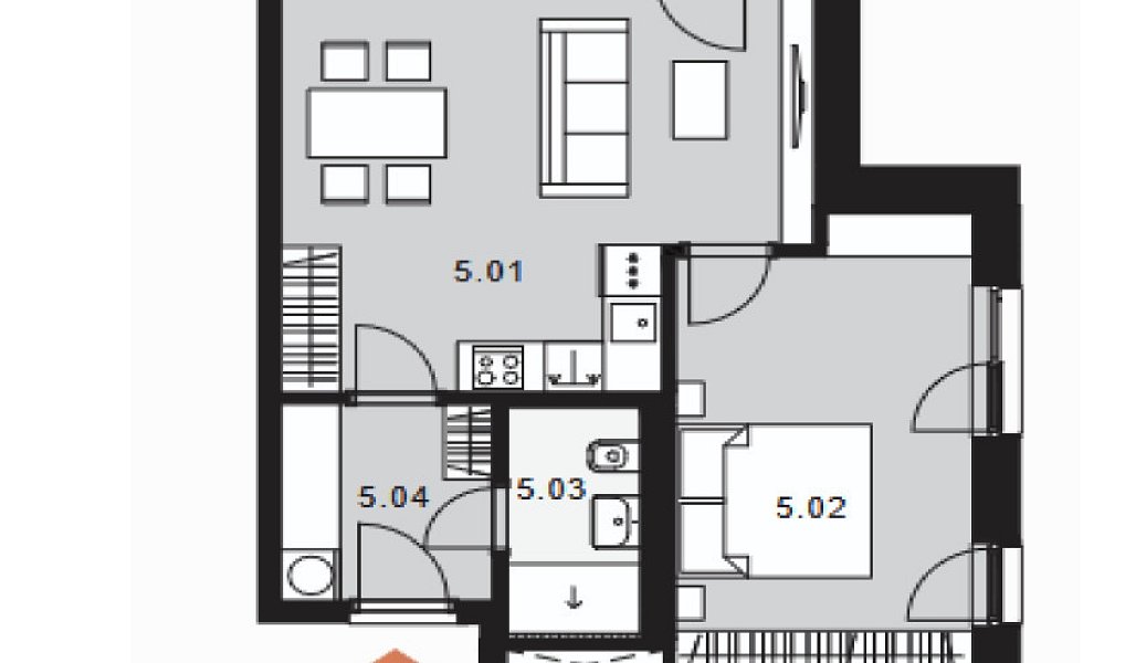 Prodej bytu 2+kk 52 m², Kladno – náhled fotky 9