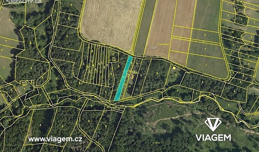 Prodej zahrady 1 141 m², Suchdol – náhled fotky 6