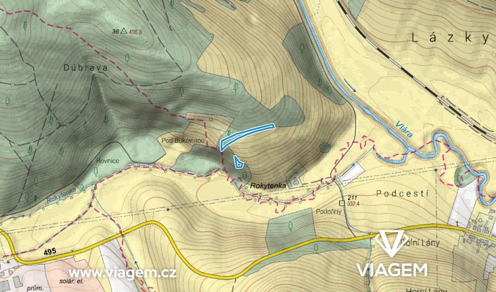 Prodej lesa 1 301 m², Bohuslavice nad Vláří – náhled fotky 3