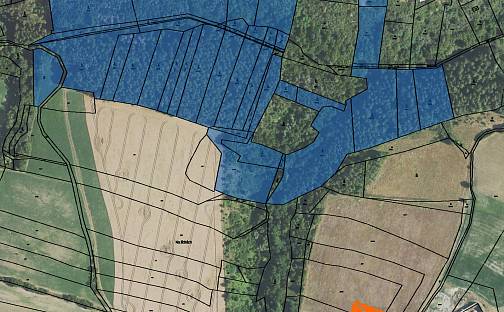 Prodej lesa 5 231 m², Pavlíkov, okres Rakovník