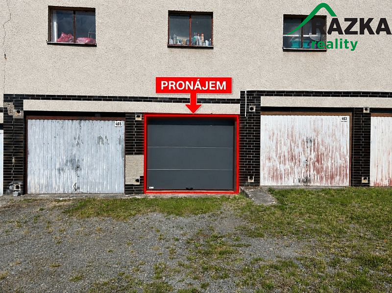 Pronájem garáže 19 m2, tachov ulice luční