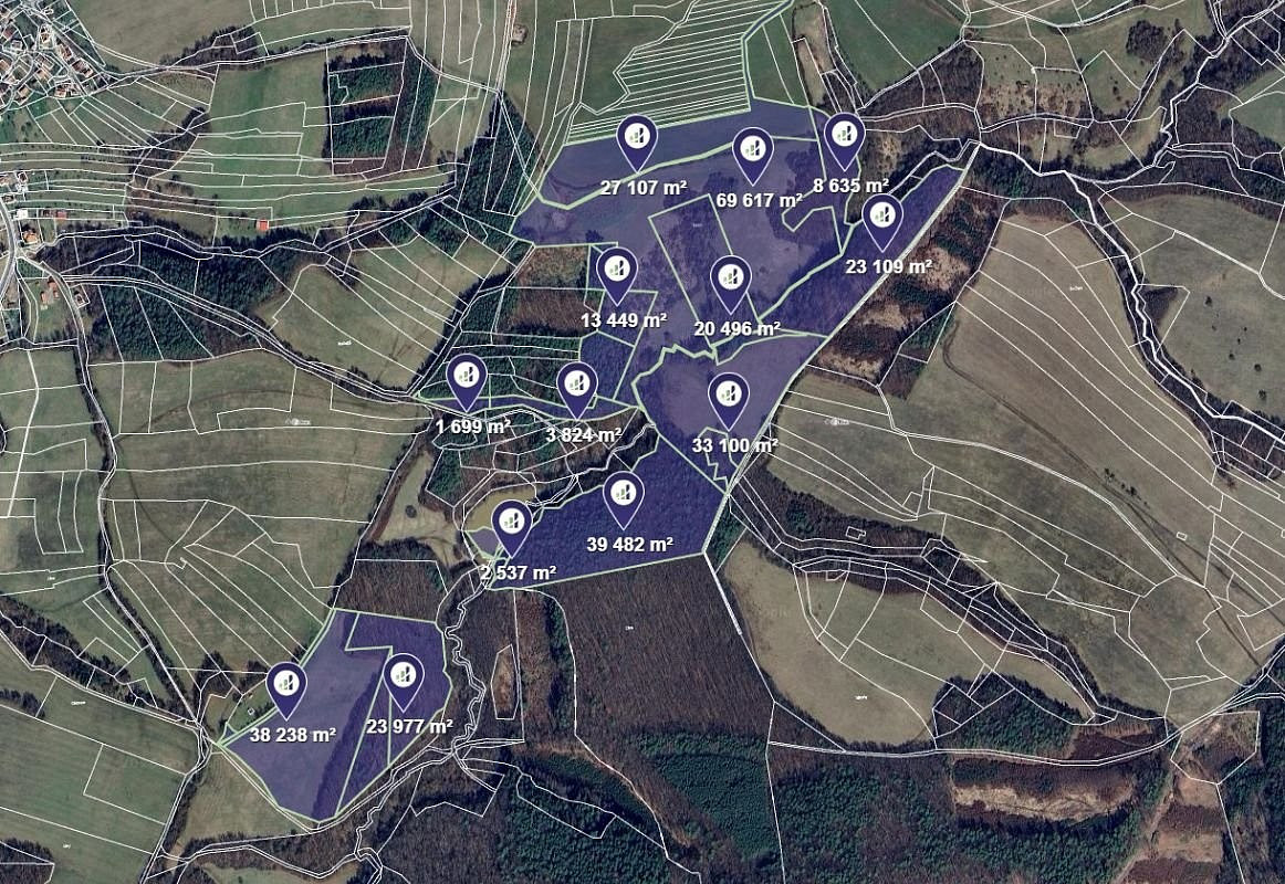 Prodej louky 1 903 m²