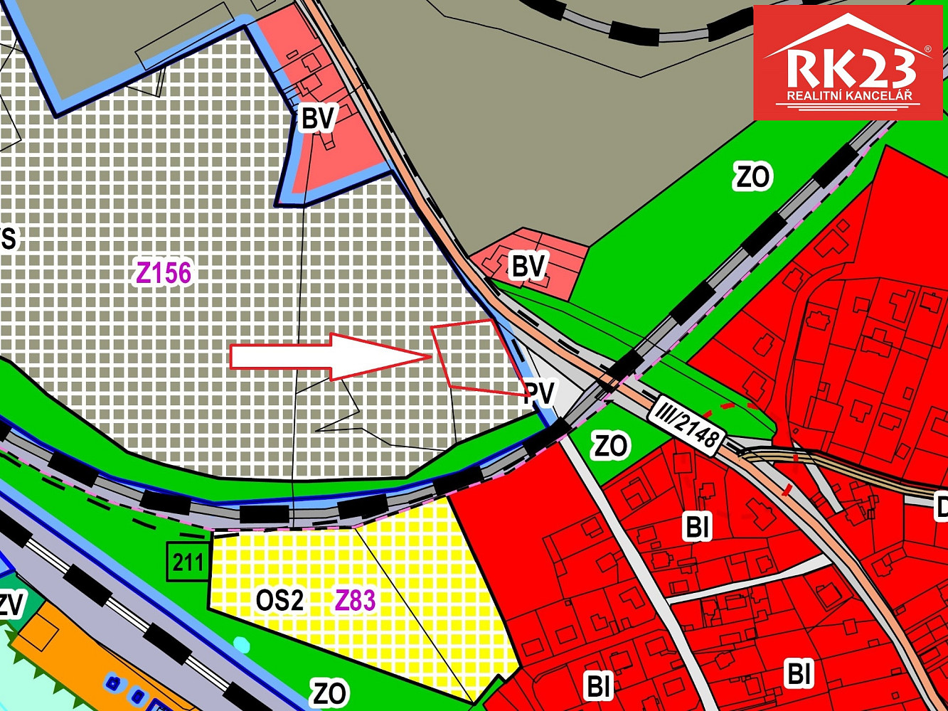 Prodej komerčního pozemku 2 385 m² – fotografie 2