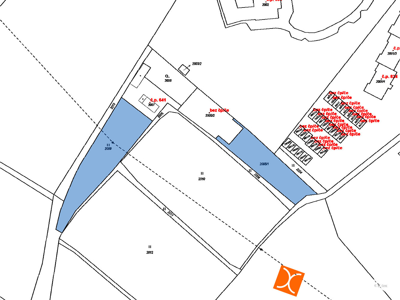 Prodej pozemku 1 351 m² – fotografie 2