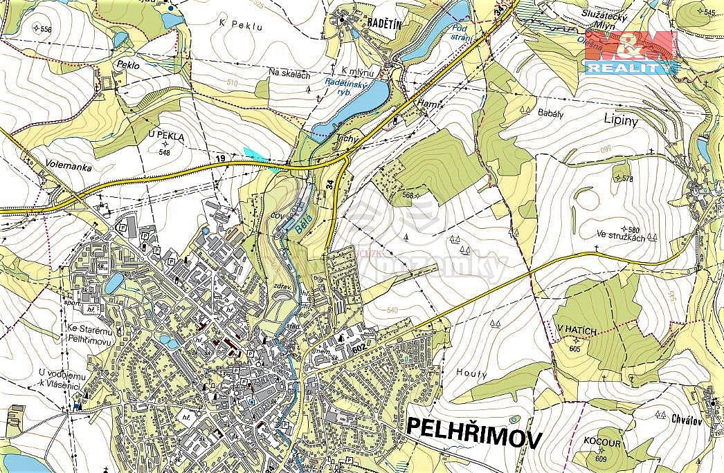 Prodej pole, 4712 m², Pelhřimov – pohled 3