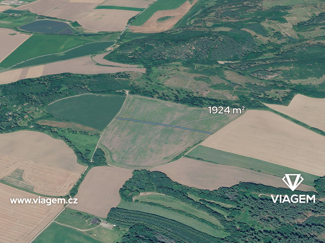 Prodej pole 1 282 m²