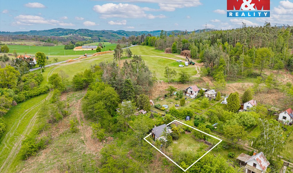Prodej chaty/chalupy 45 m² s pozemkem 366 m², Kamýk nad Vltavou – náhled fotky 12