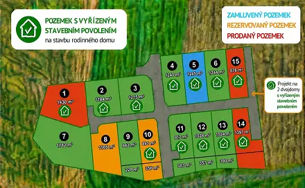 Prodej stavebního pozemku 1 105 m², Blatnice, okres Plzeň-sever