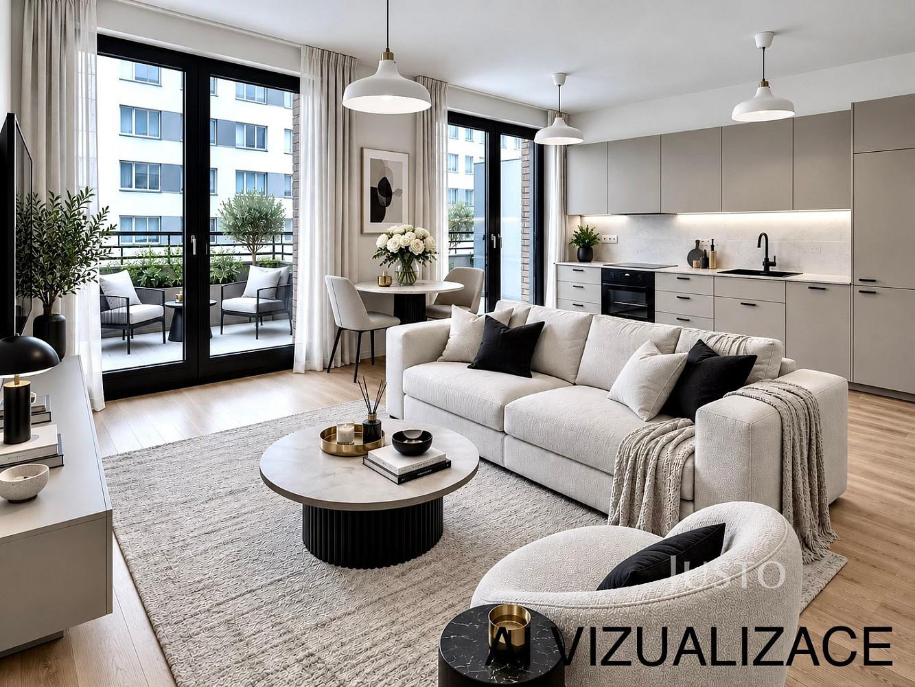 Pronájem bytu 1+kk 35 m² – fotografie 3