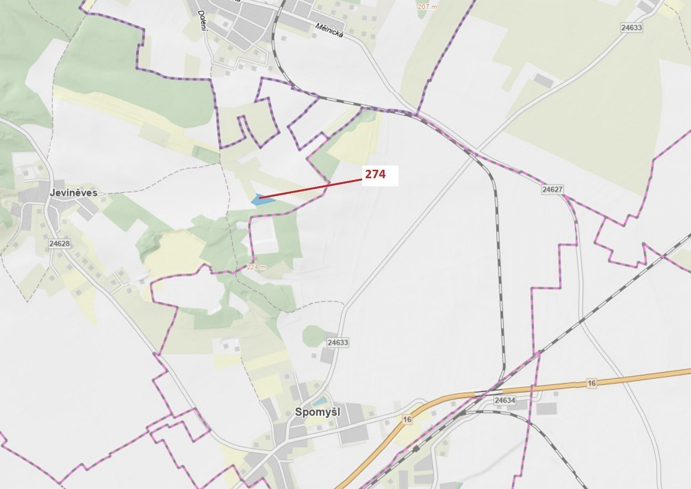 Dražba lesa 4 557 m²