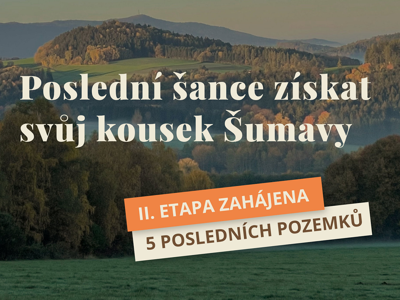 Prodej stavebního pozemku 1 565 m²