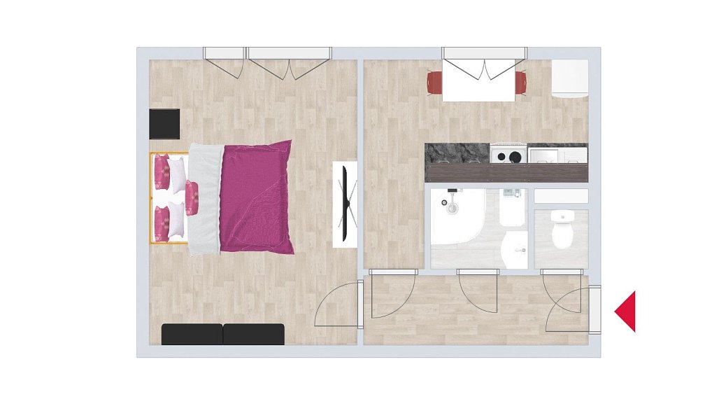 Prodej bytu 1+1 32 m², Český Těšín – náhled fotky 10
