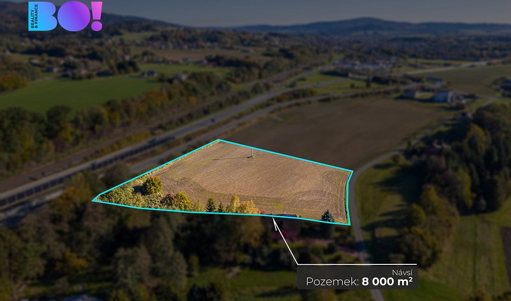Prodej komerčního pozemku 8 000 m², Návsí – náhled fotky 3