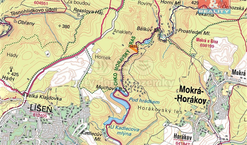 Prodej lesa 7 566 m², Brno – náhled fotky 2