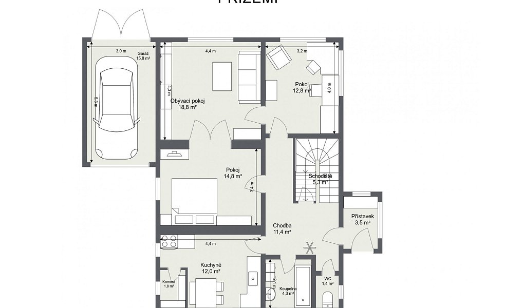 Prodej domu 196 m² s pozemkem 1 164 m², Praha – náhled fotky 20