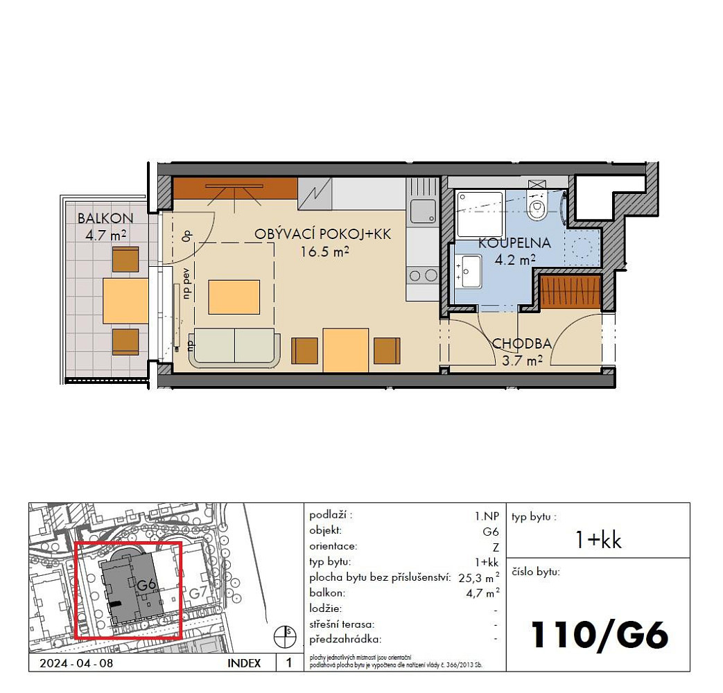 Prodej bytu 1+kk 25 m² – fotografie 5