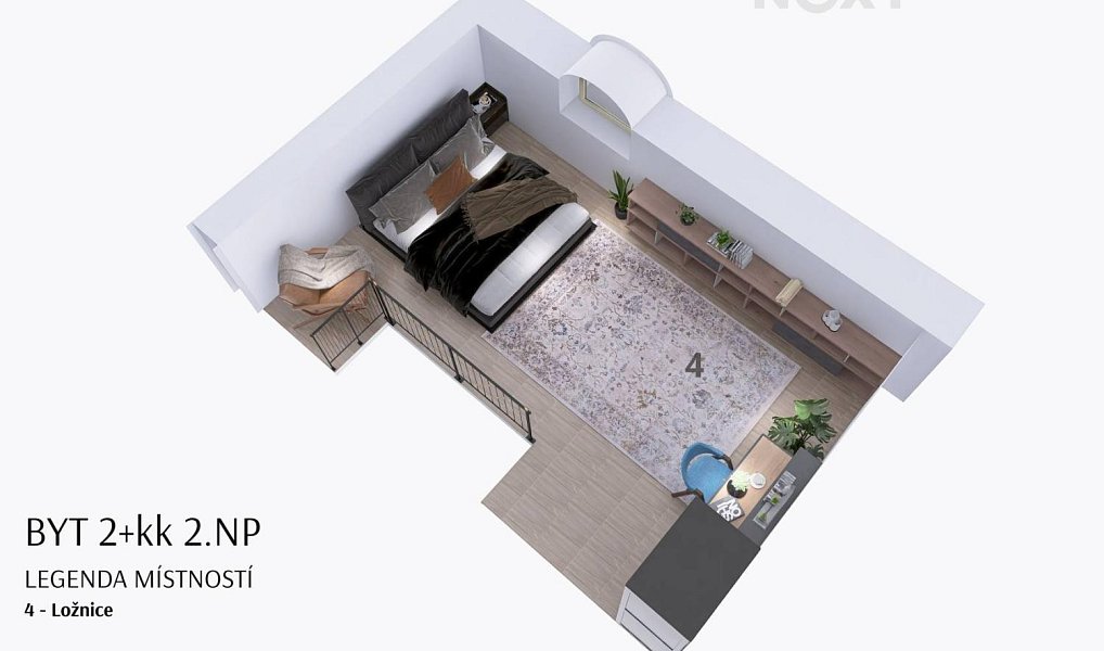 Prodej bytu 2+kk 40 m², Slaný – náhled fotky 16