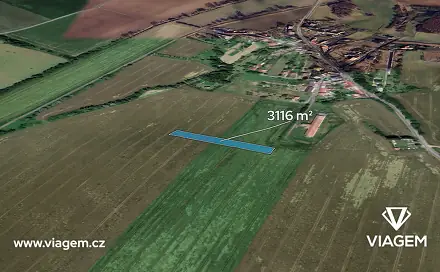 Prodej pole 519 m², Kroměříž