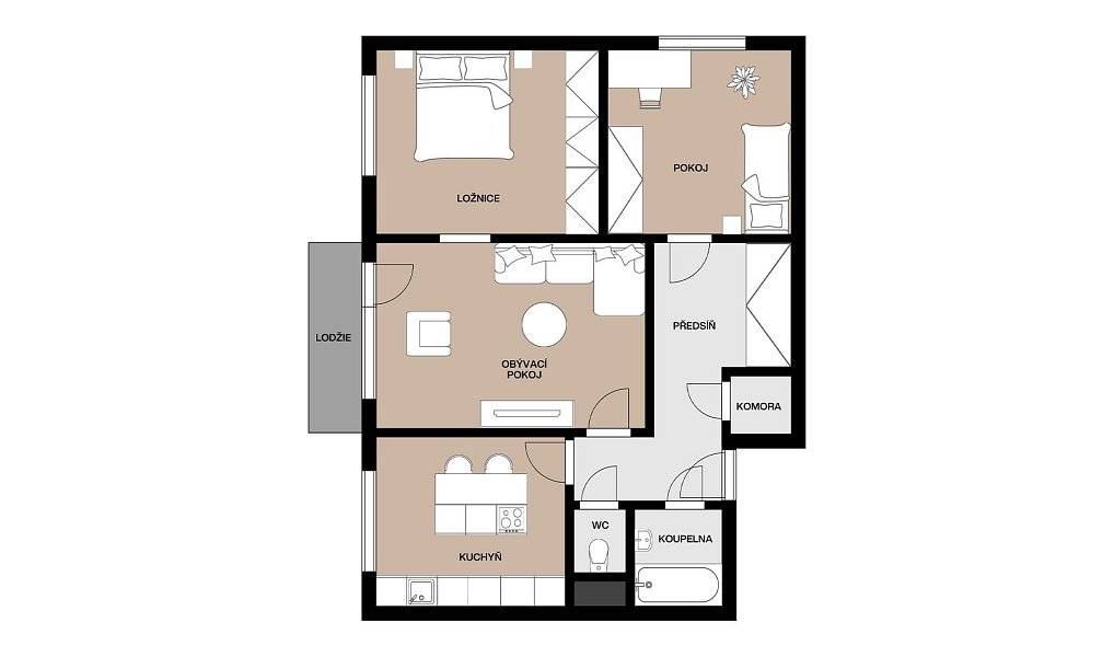 Prodej bytu 3+1 75 m², Liberec – náhled fotky 21