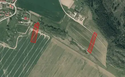 Prodej pole 33 894 m², Bečice, okres Tábor