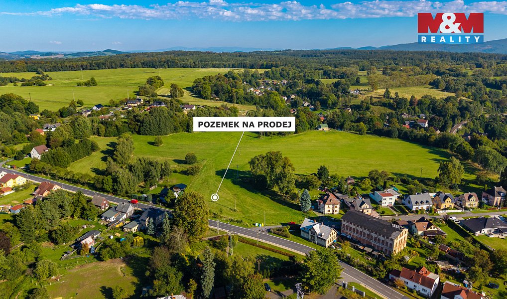 Prodej stavebního pozemku 1 591 m², Krásná Lípa – náhled fotky 2