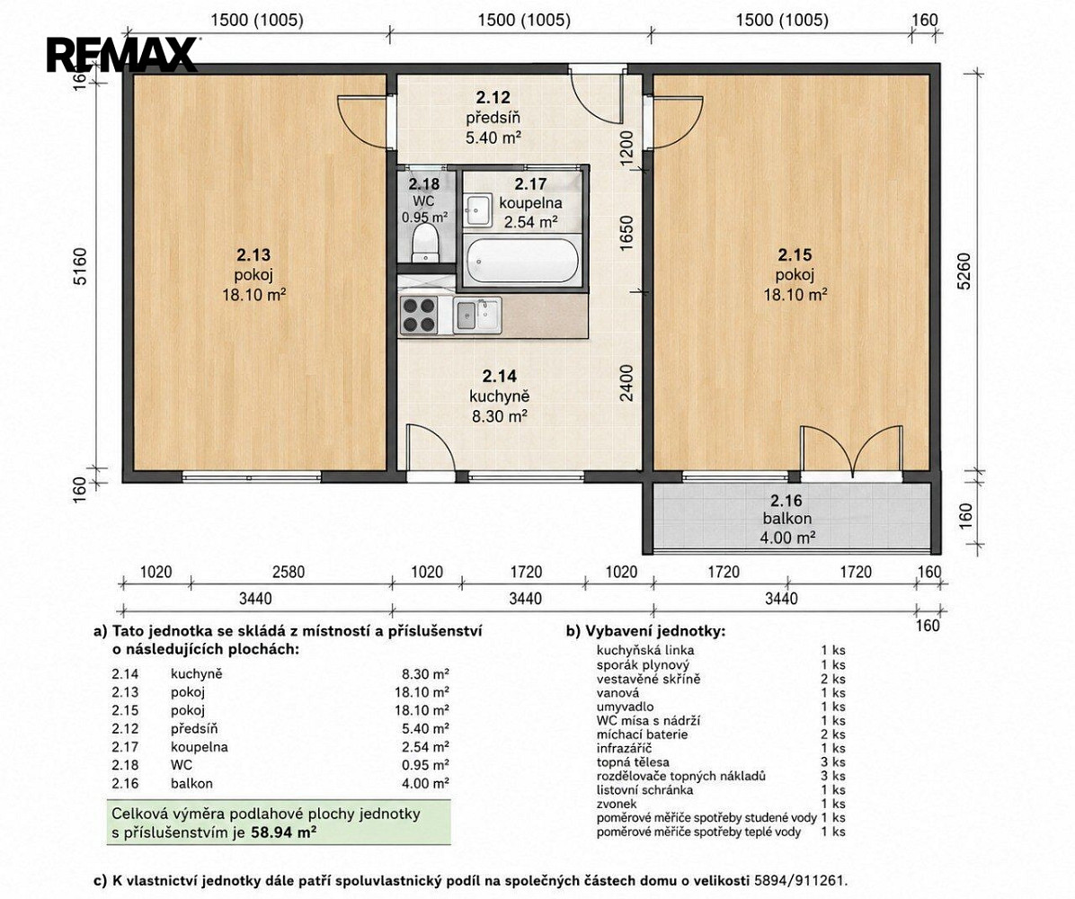 Prodej bytu 2+1 54 m² – fotografie 4
